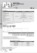 CKD Präzisionsdruckregler Serie RP Datenblatt EN
