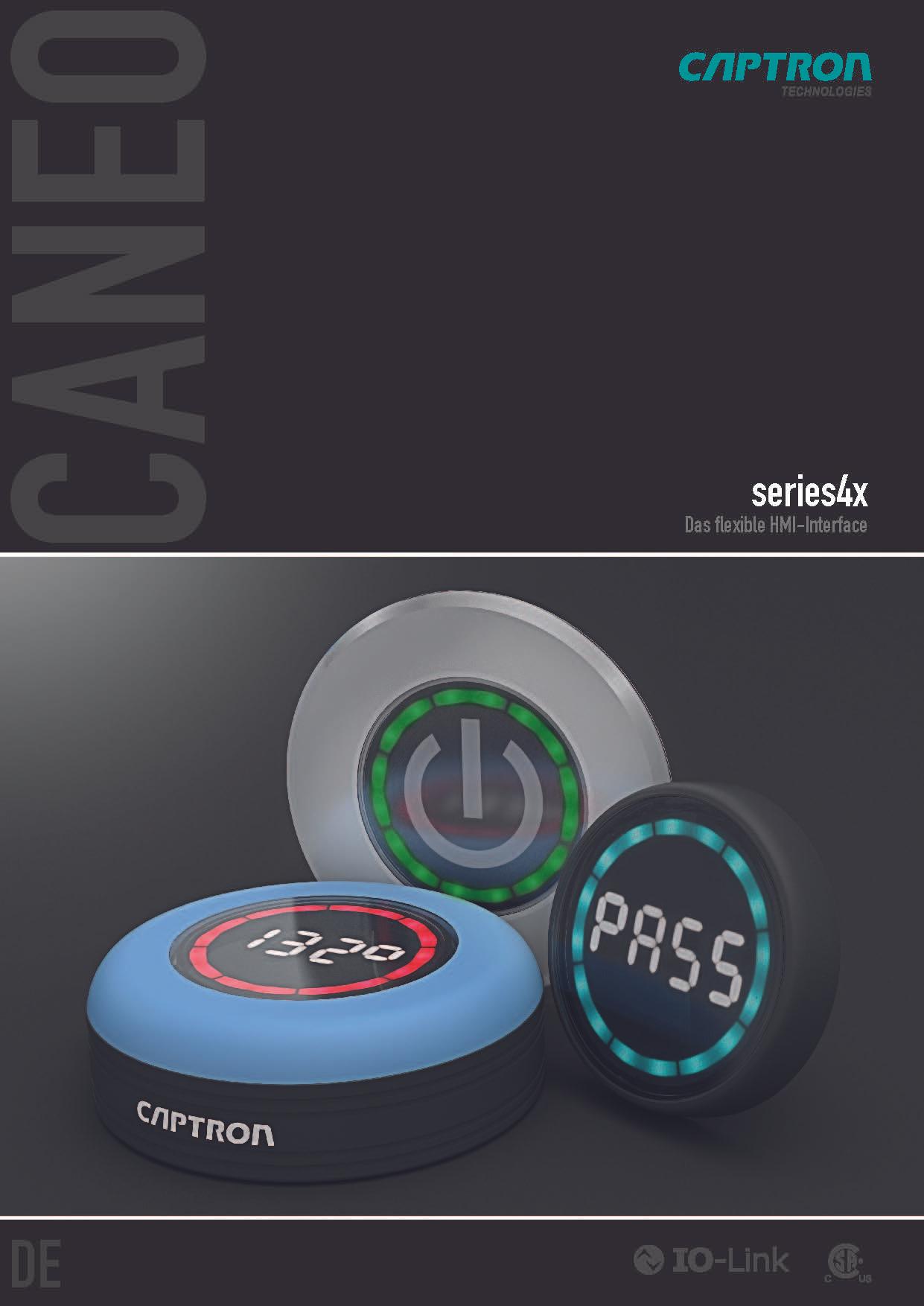 CAPTRON CANEO series4x Broschüre DE