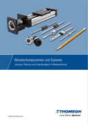 Thomson Miniaturkomponenten und Systeme Katalog DE