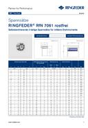 Datenblatt RfN 7061 rostfrei