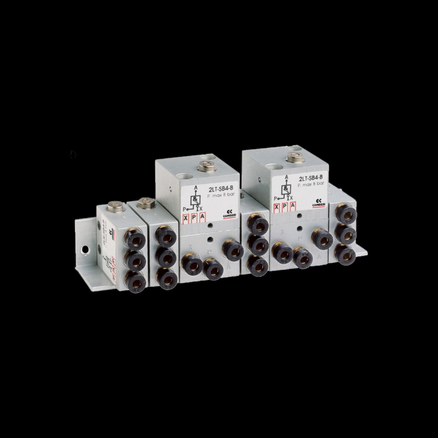 Series 2L logic elements and pneumatically controlled elements