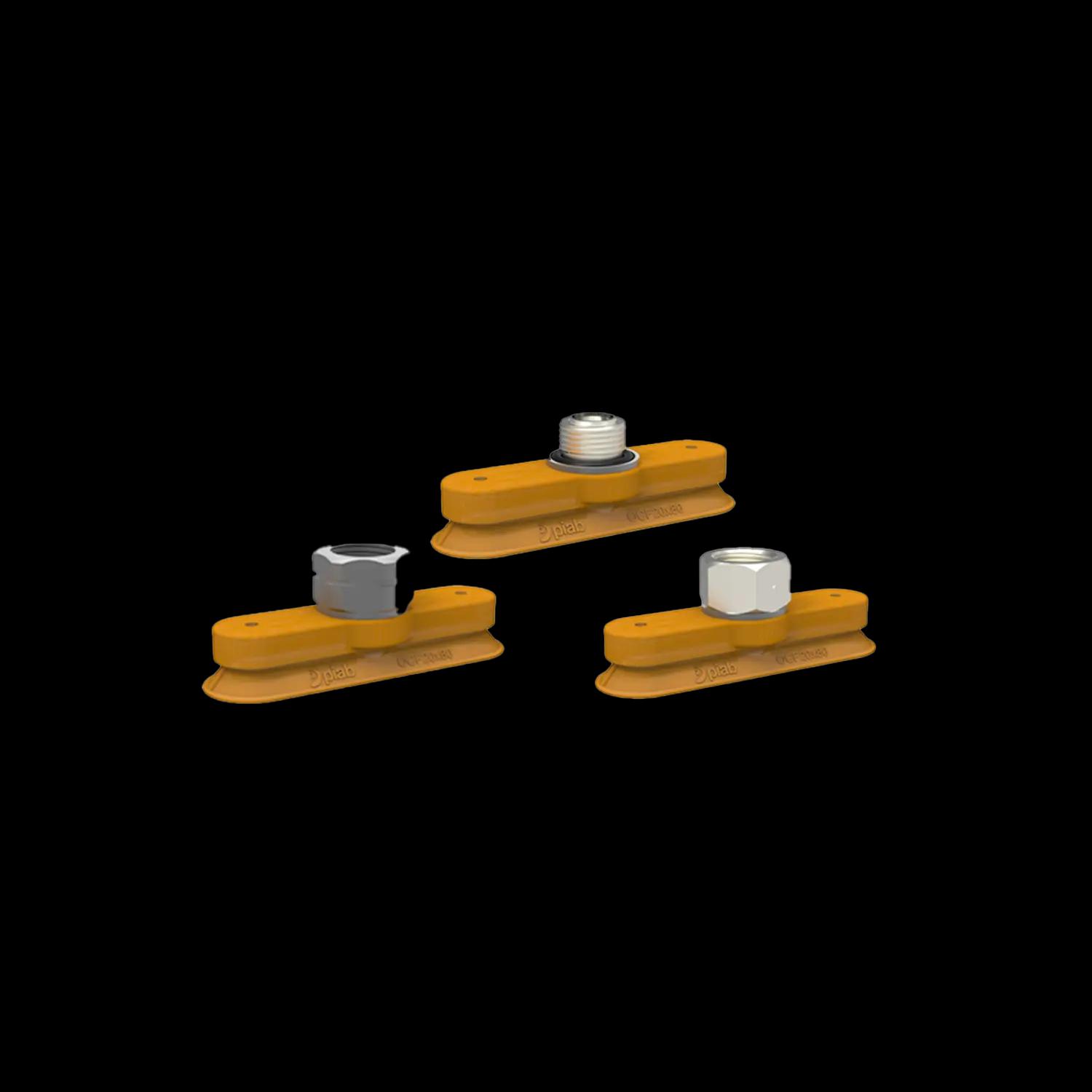 Series OCF concave, oval friction suction cups – DURAFLEX (20 x 80 – 40 x 110 mm)