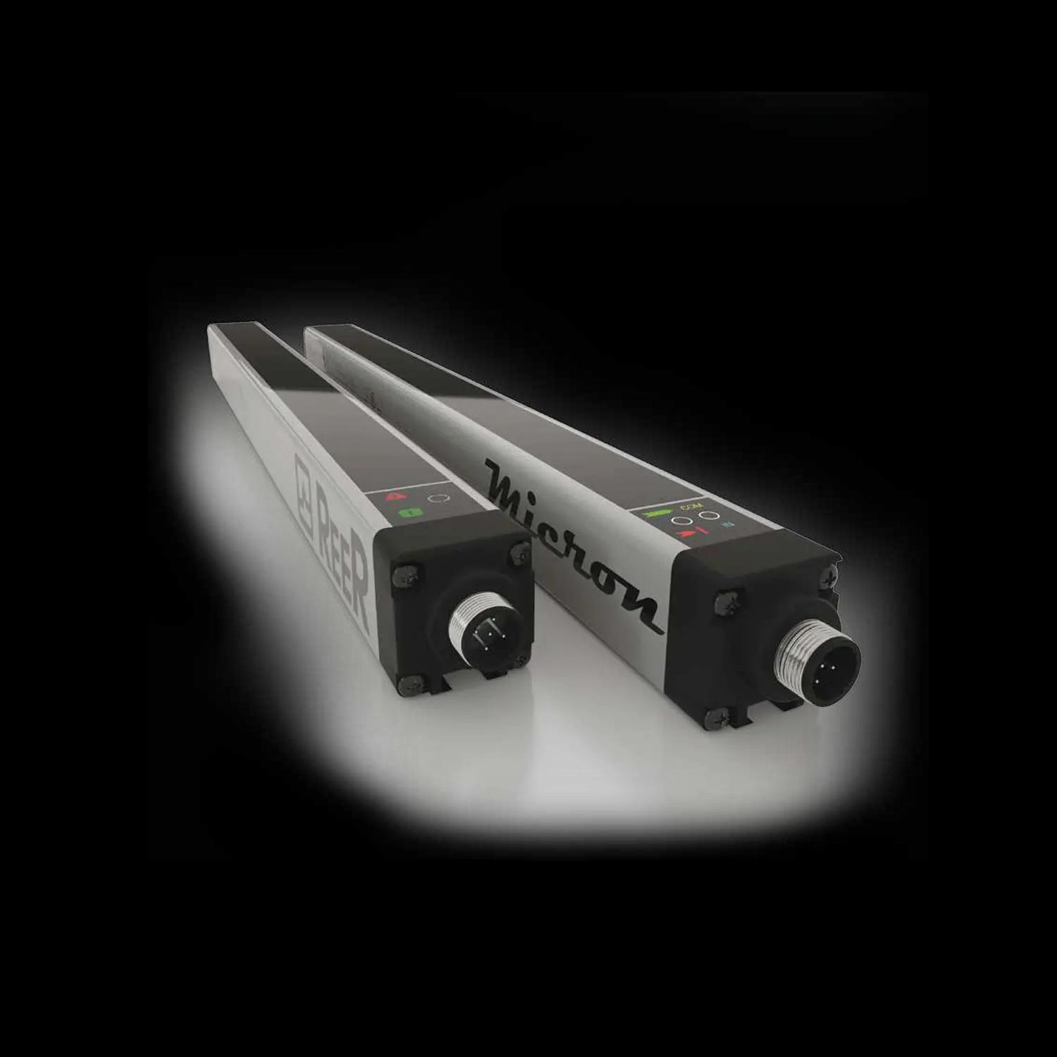 Micron measurement light curtains