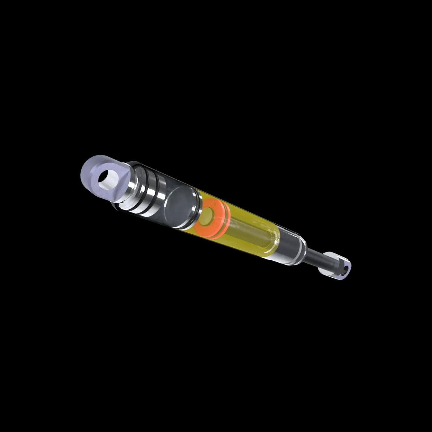 MC-damper with floating piston