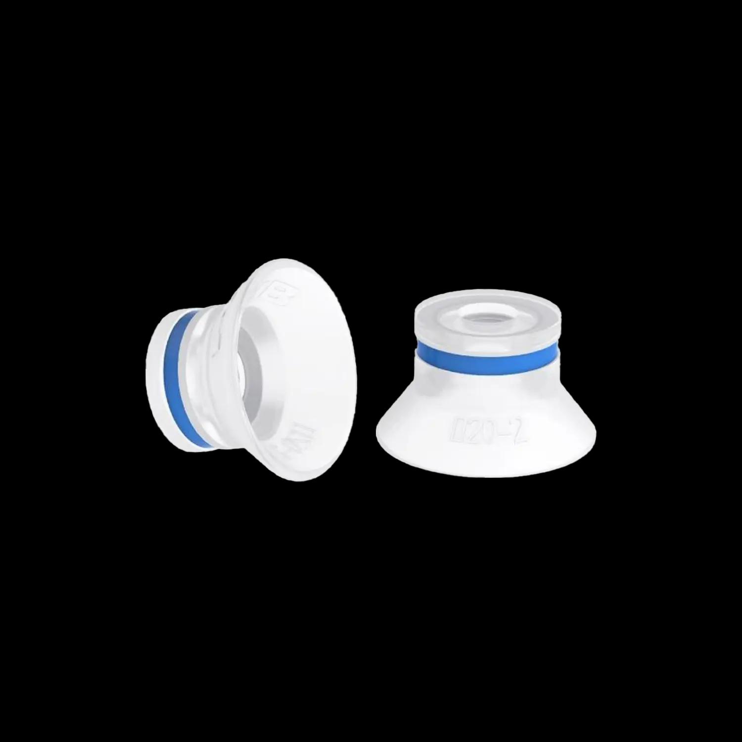 Series D FDA & EU-compliant deep suction cups (15 – 50 mm)