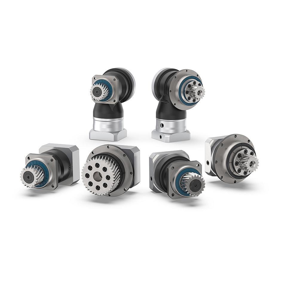 Planetengetriebe mit montiertem Ritzel