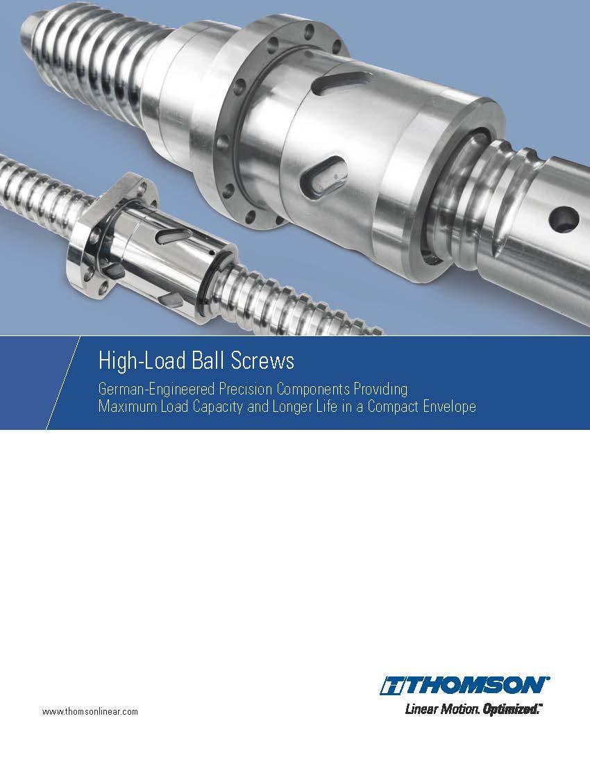 Thomson HighLoad Ball Screws EN