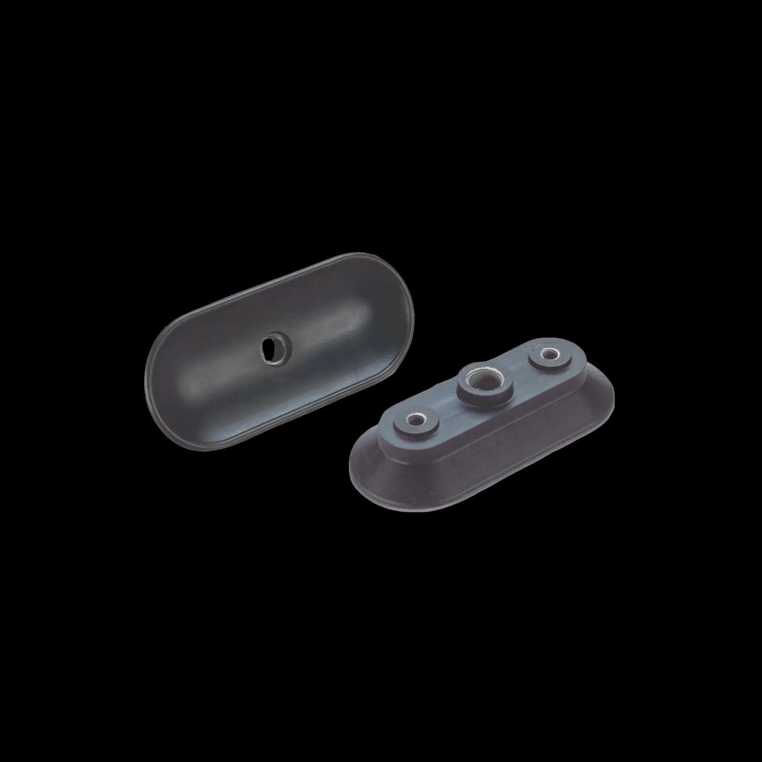 Series OC concave, oval suction cup (60 x 140 mm)