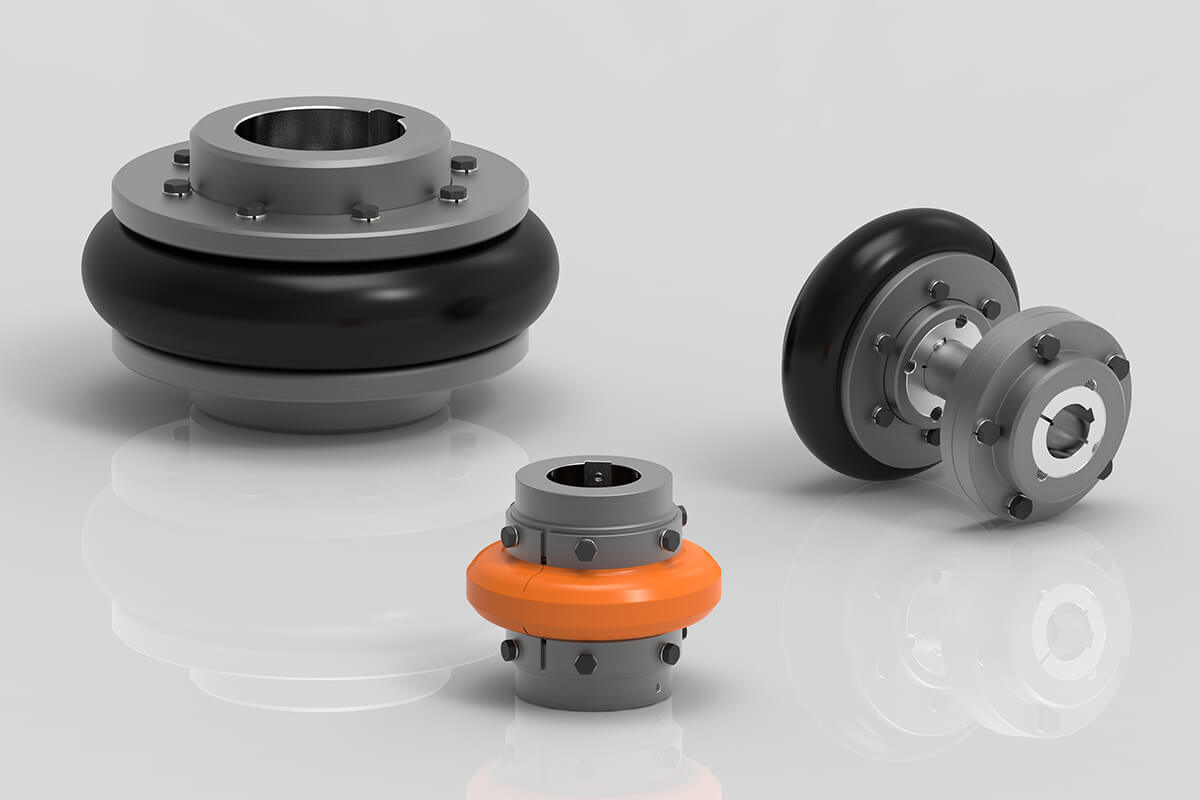 TNM GBT elastomer jaw couplings