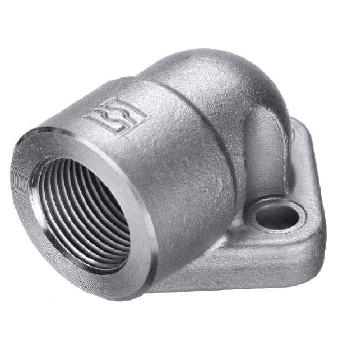 Winkelpumpenflansche mit BSPP-Gewinde