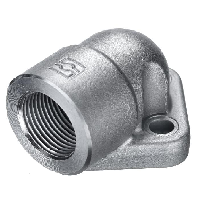 Winkelpumpenflansche mit BSPP-Gewinde