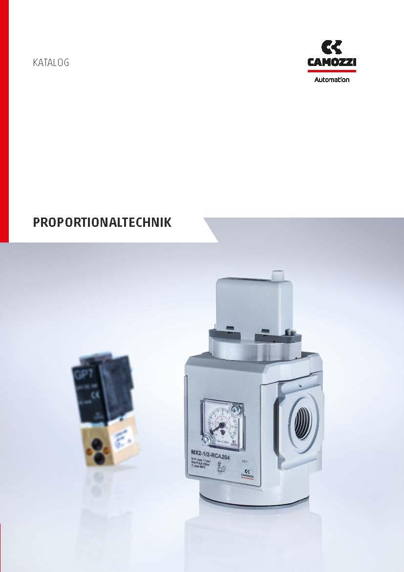 CAMOZZI Proportionaltechnik Katalog DE