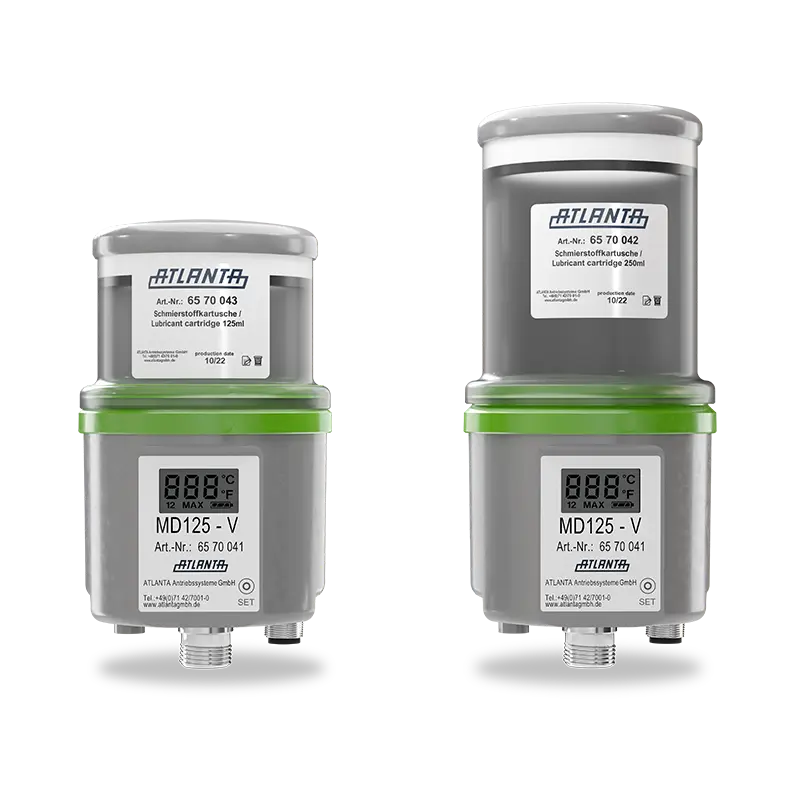 Mazací systém MD125-B, MD125-V