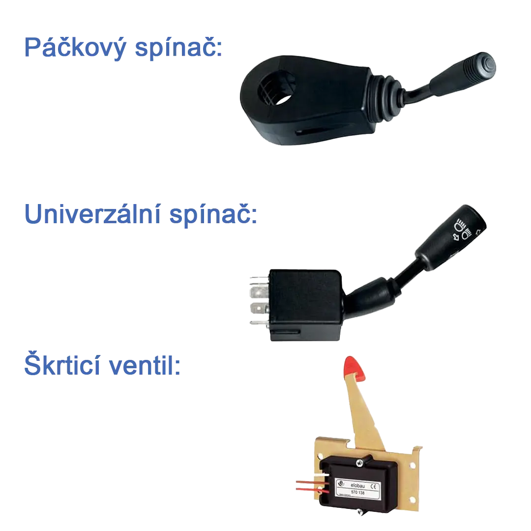 Ovládací elementy pro vozidla