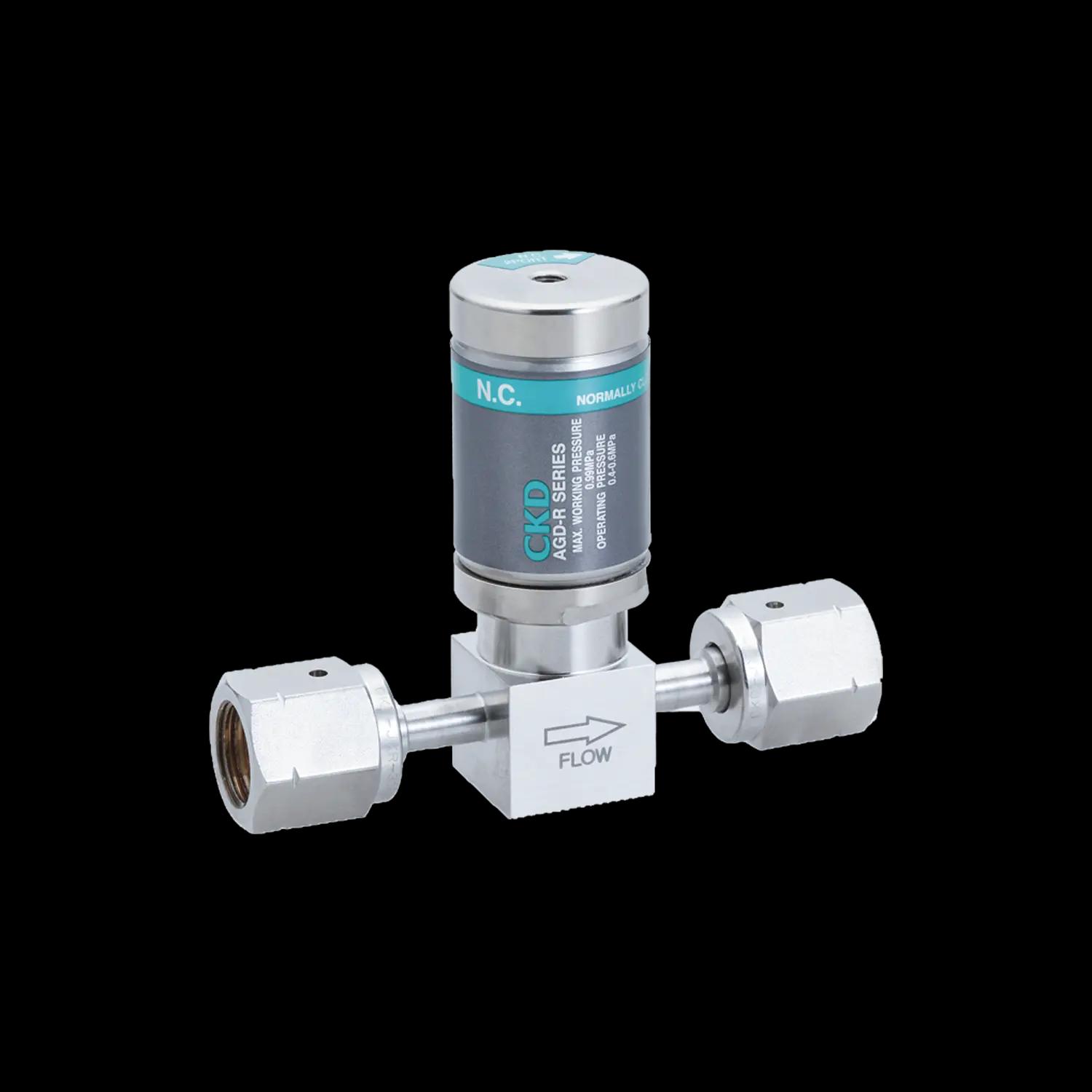 Soupape à membrane métallique série AGD01R / 02R