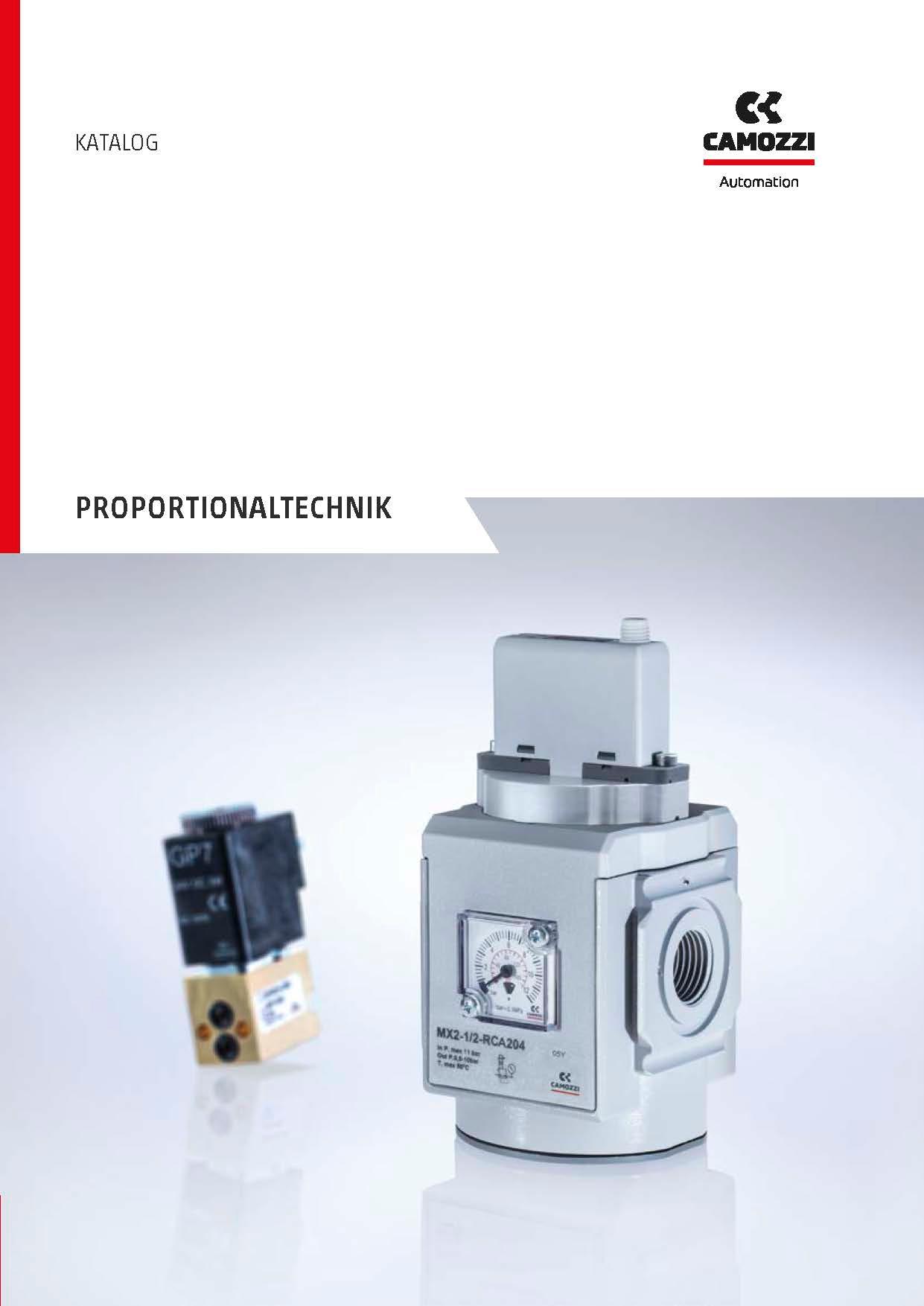 Camozzi Proportionaltechnik Katalog DE