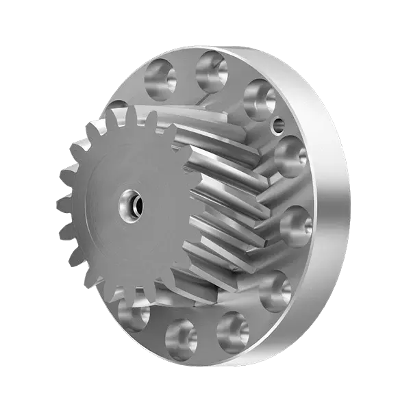 Čelní ozubené kolo pro připojení s přírubou