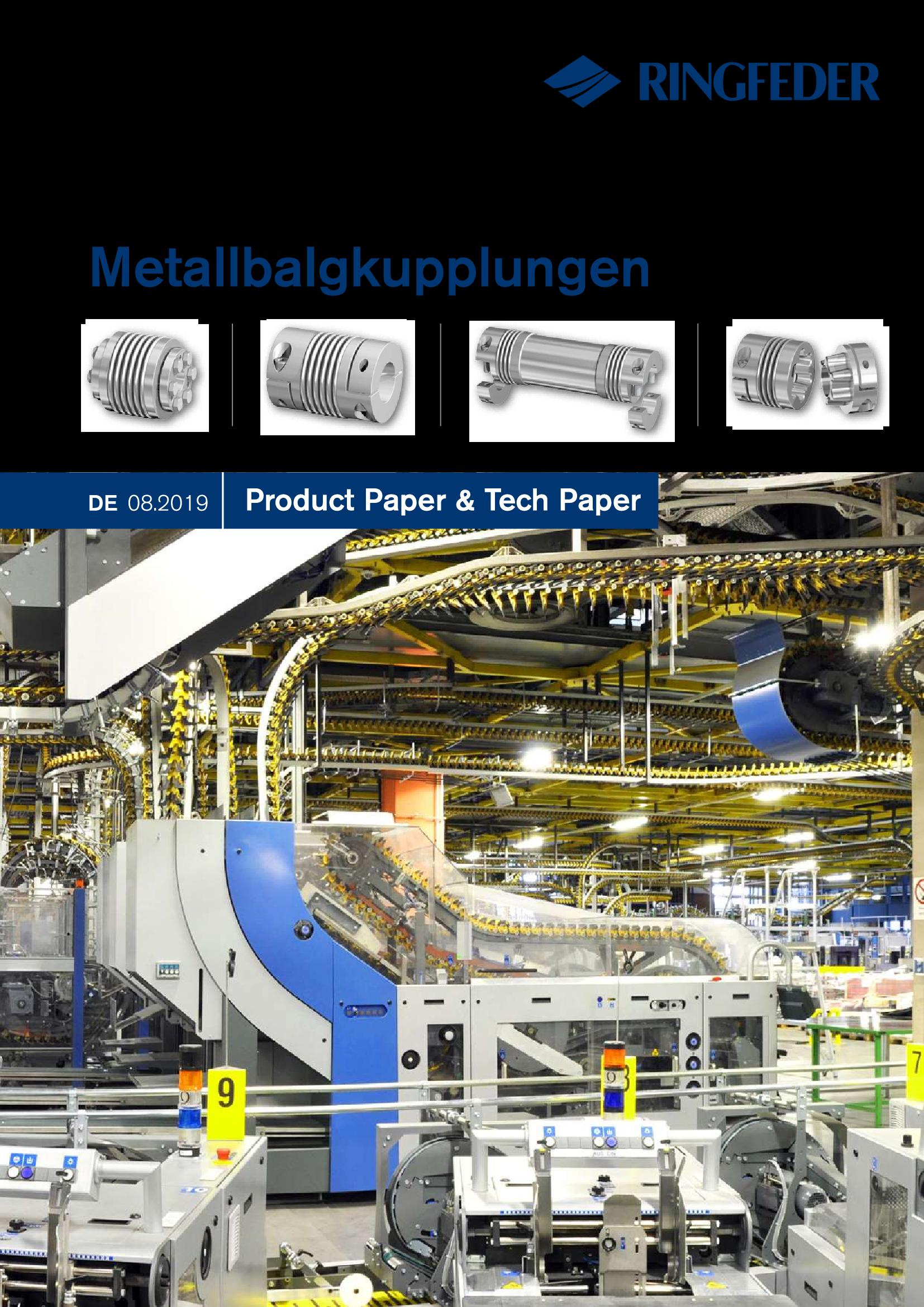 RINGFEDER Metallbalgkupplungen Katalog DE