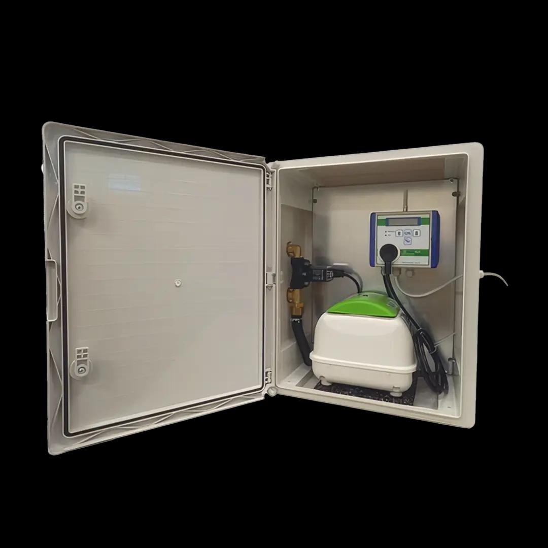 Ovládací rozvaděč pro domovní čističky odpadních vod