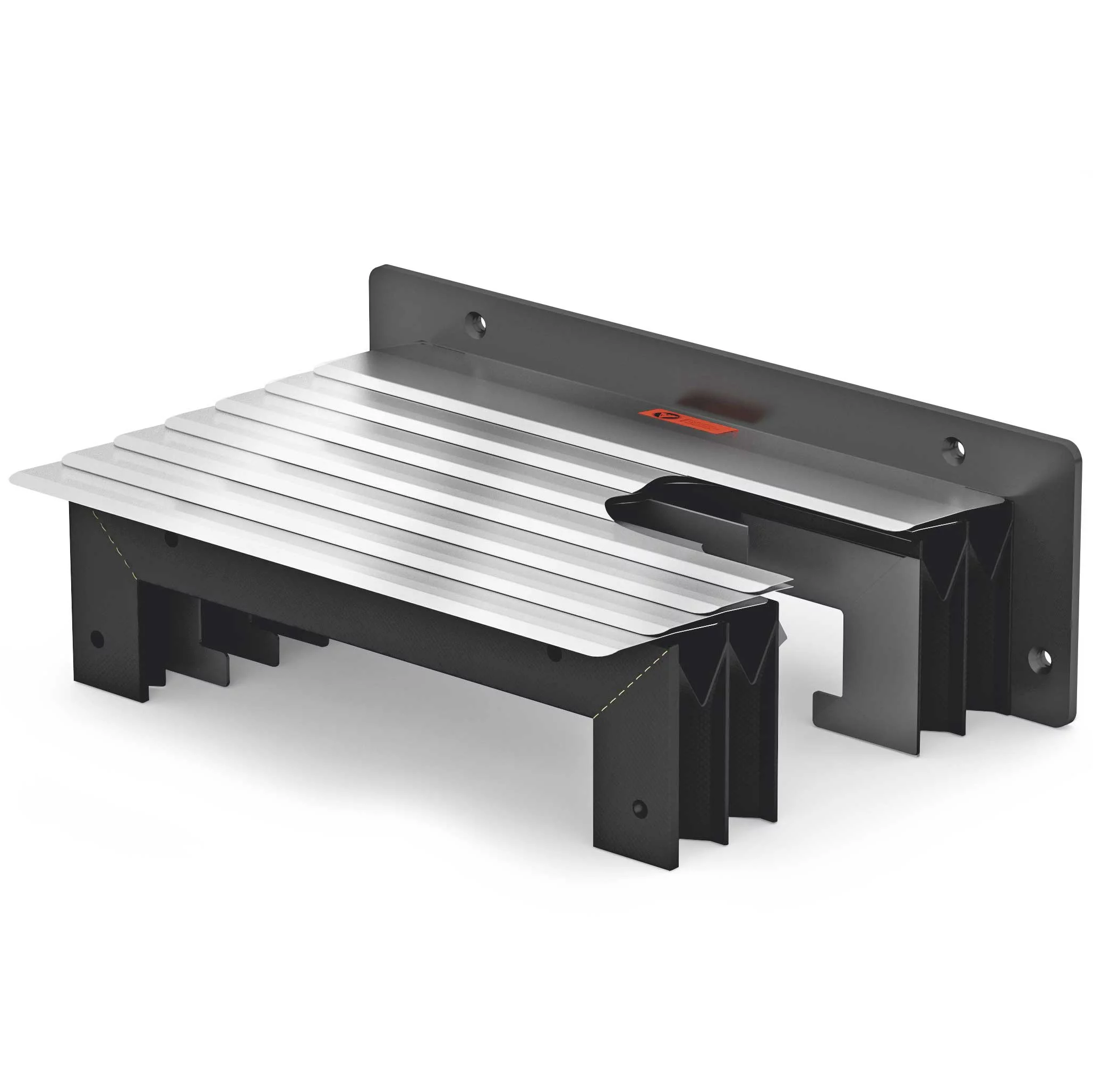 Thermogeschweißter Faltenbalg mit fest montierten Lamellen