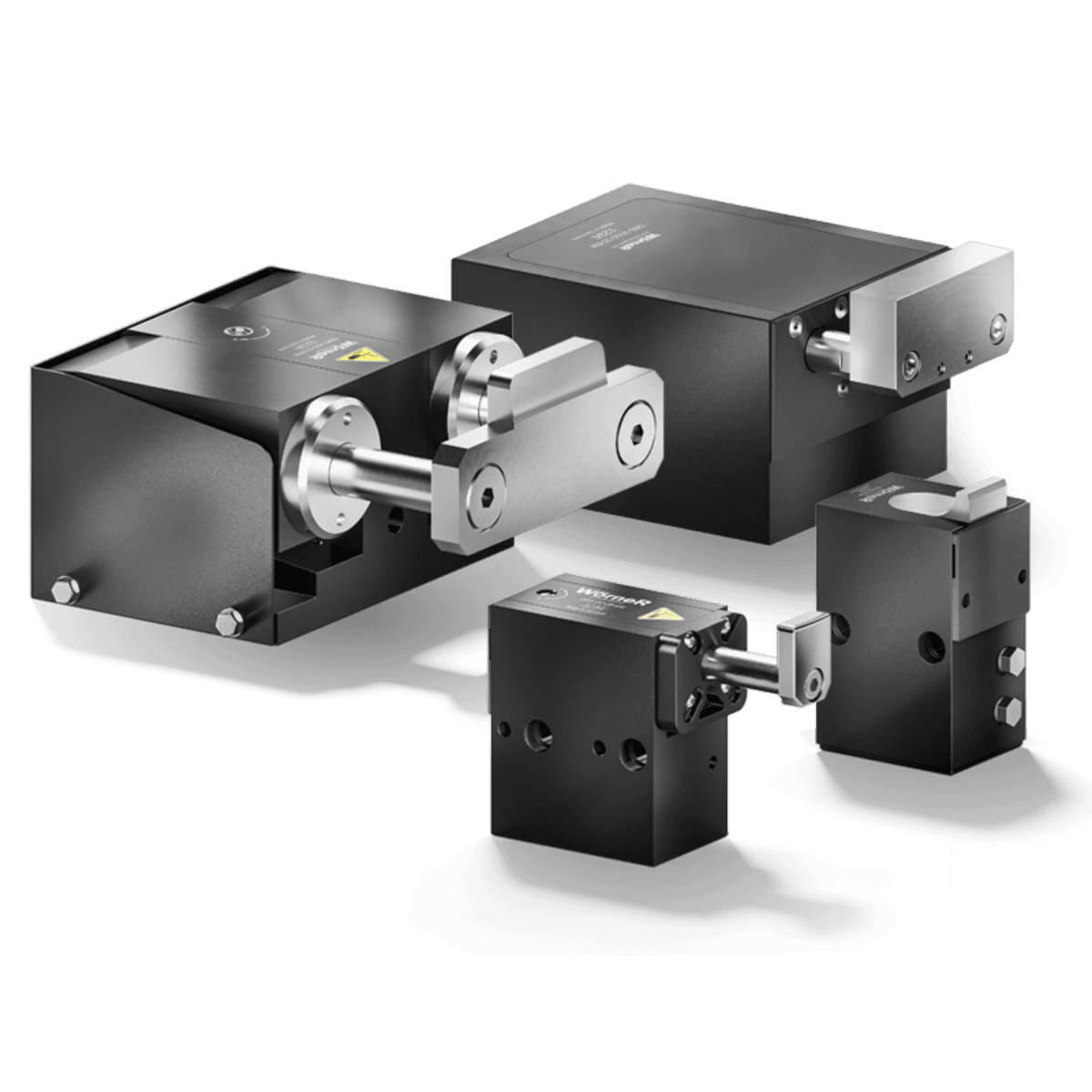Csillapított, pneumatikus működtetésű standard stopperek
