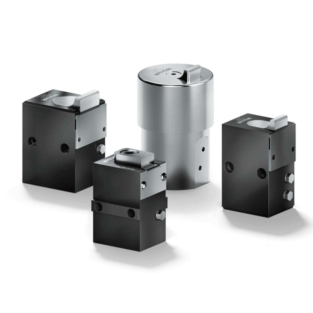 Csillapítás nélküli, pneumatikus működtetésű stopperek