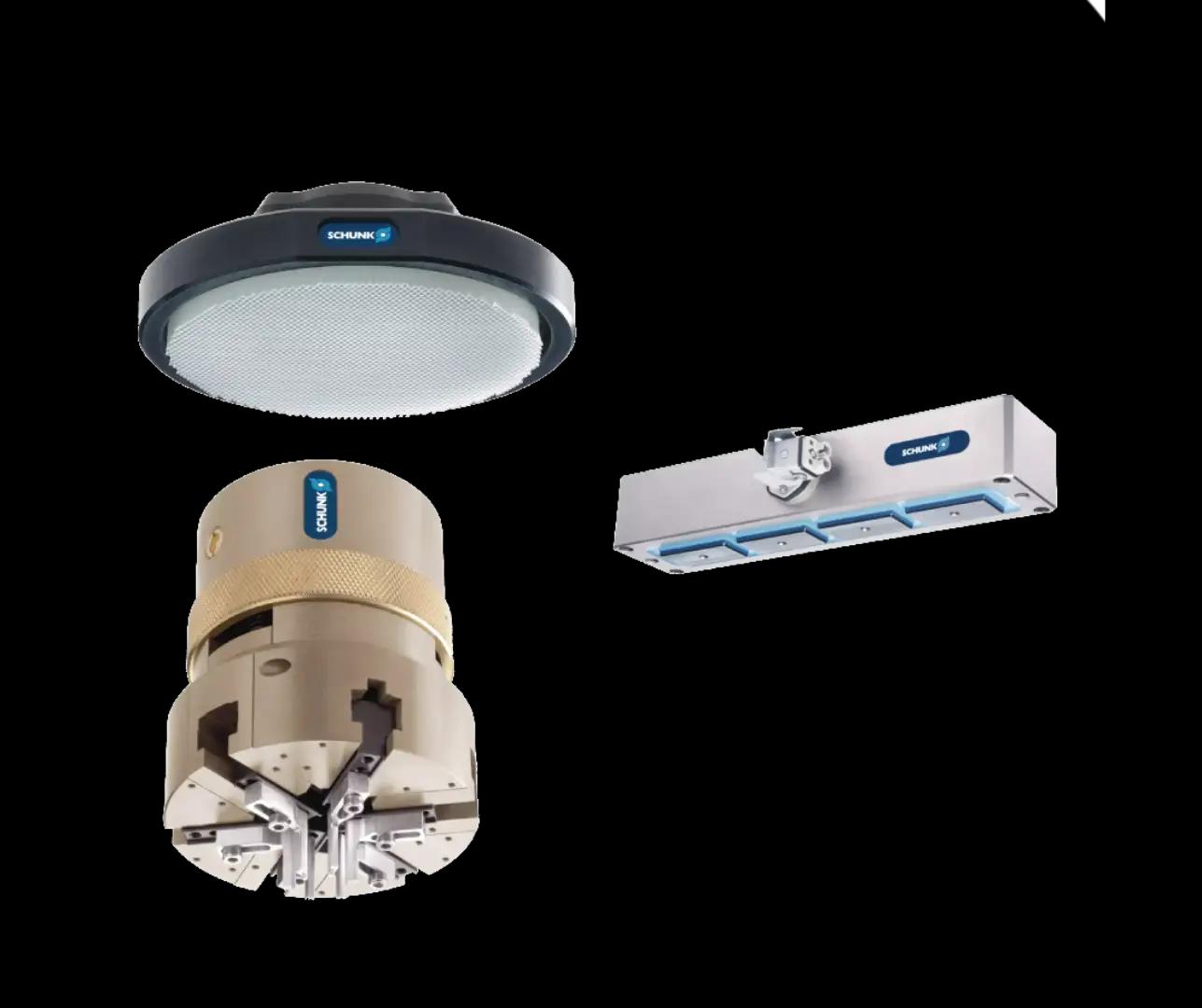 Magnetic, adhesive and special grippers