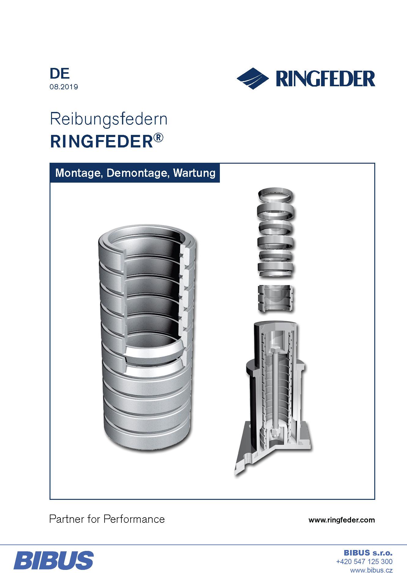 RINGFEDER Reibungsfedern Betriebsanleitung DE