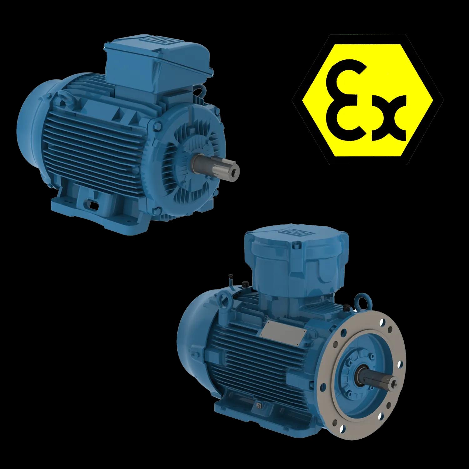 Motory do výbušného prostředí (ATEX)