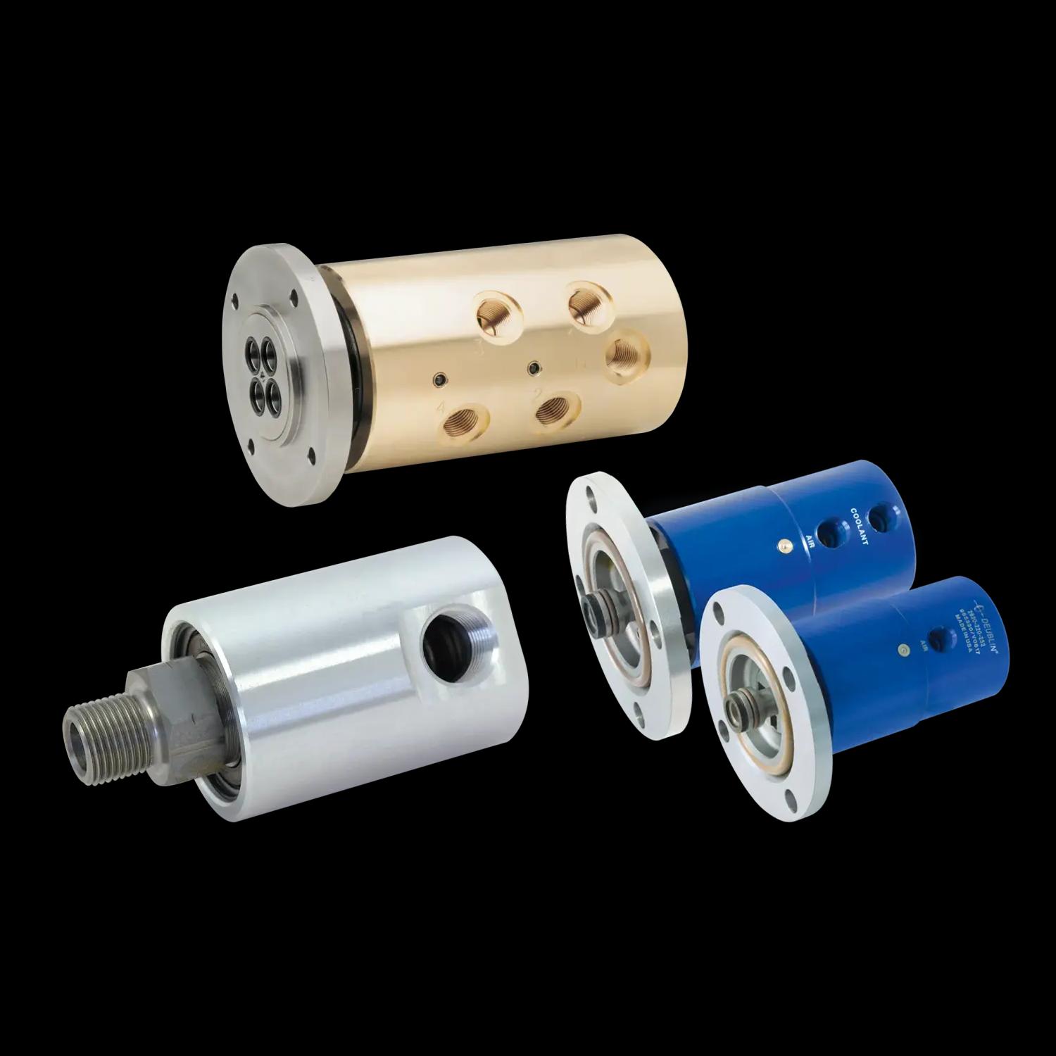 Rotační přívody pro vzduch a hydrauliku