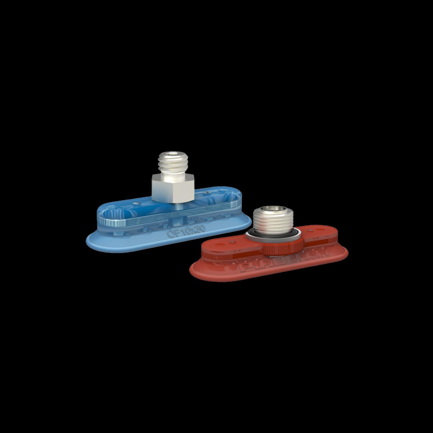 Series OF flat, oval suction cup (10 x 30 – 70 x 175 mm)