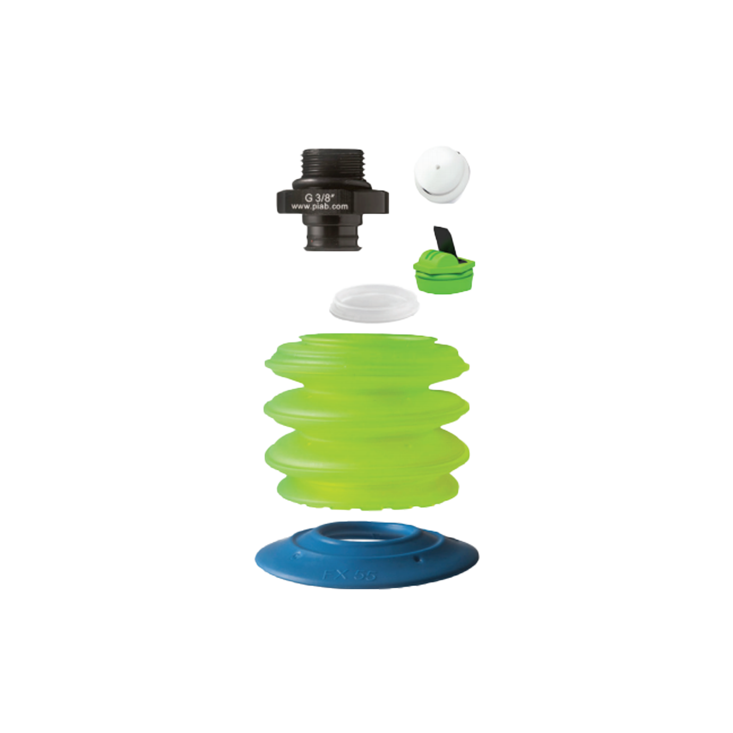 Konfigurierbare Saugnäpfe (piGRIP)