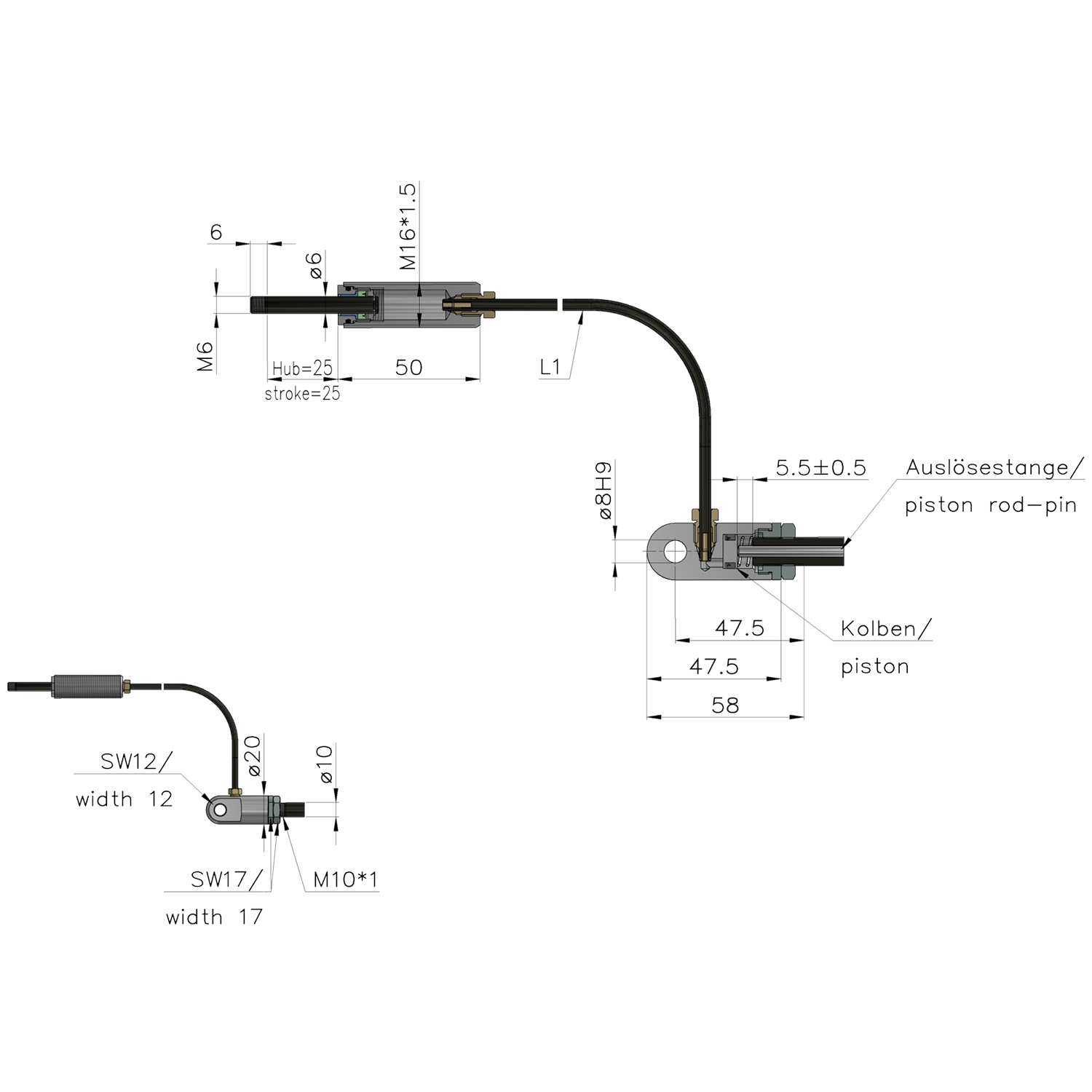 Hydraulic release systems