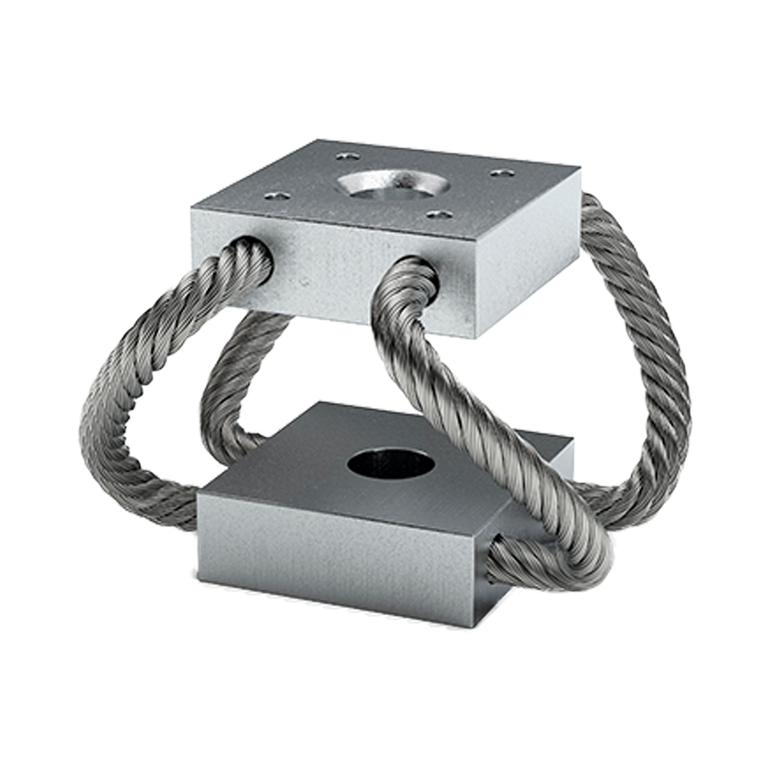 CR wire rope isolator