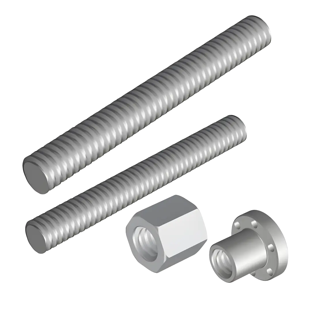 Trapézové šrouby a matice