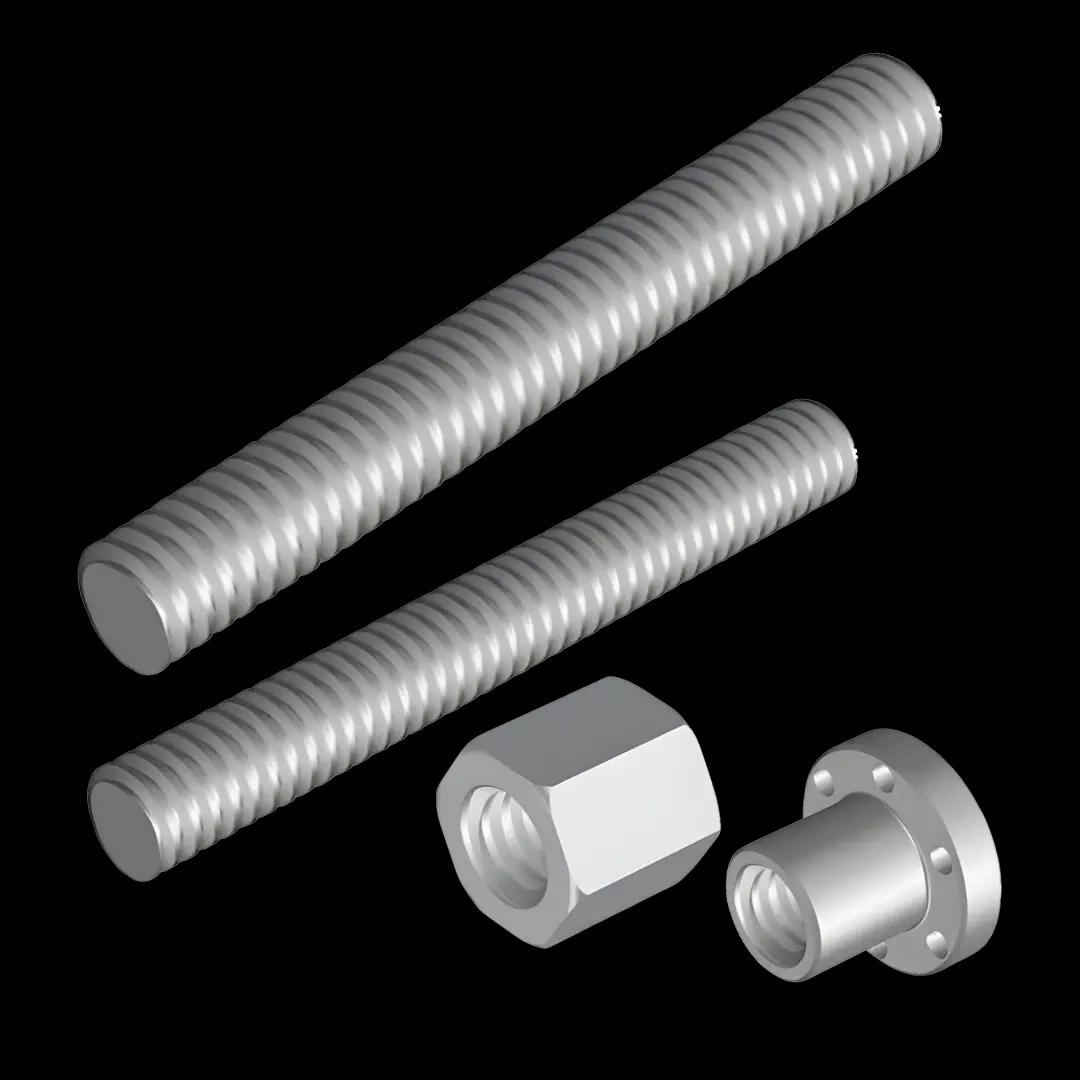 Trapézové šrouby a matice