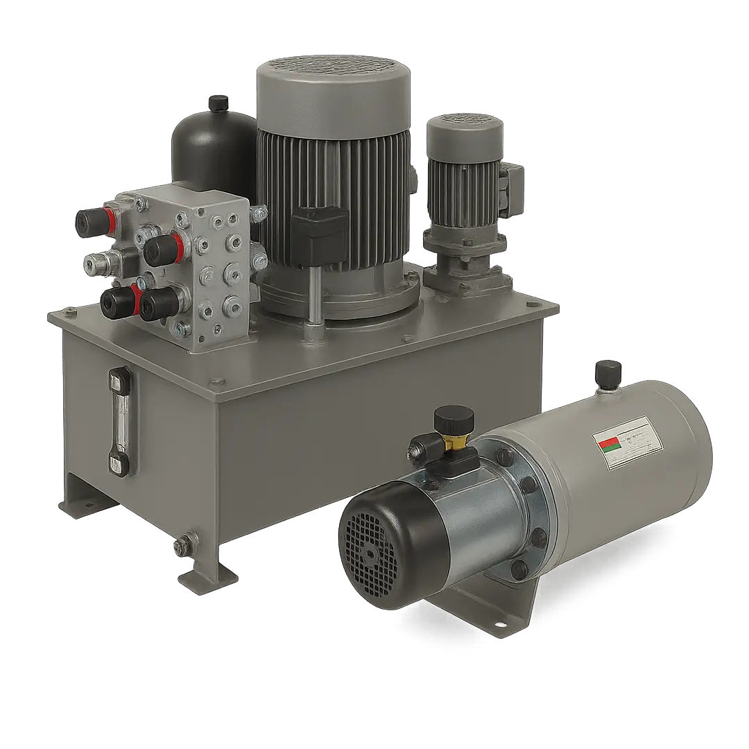 Komponenty pro výrobu hydraulických agregátů