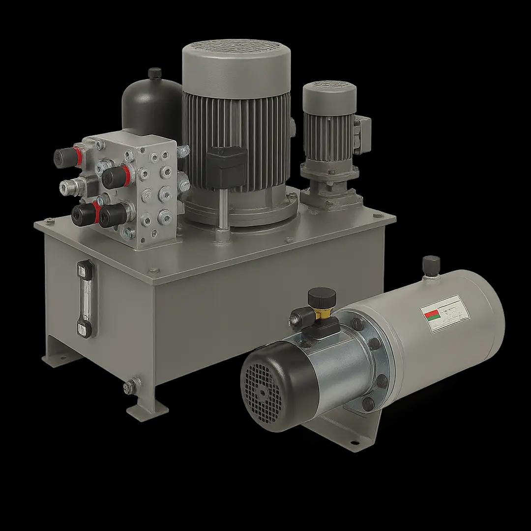 Komponenty pro výrobu hydraulických agregátů