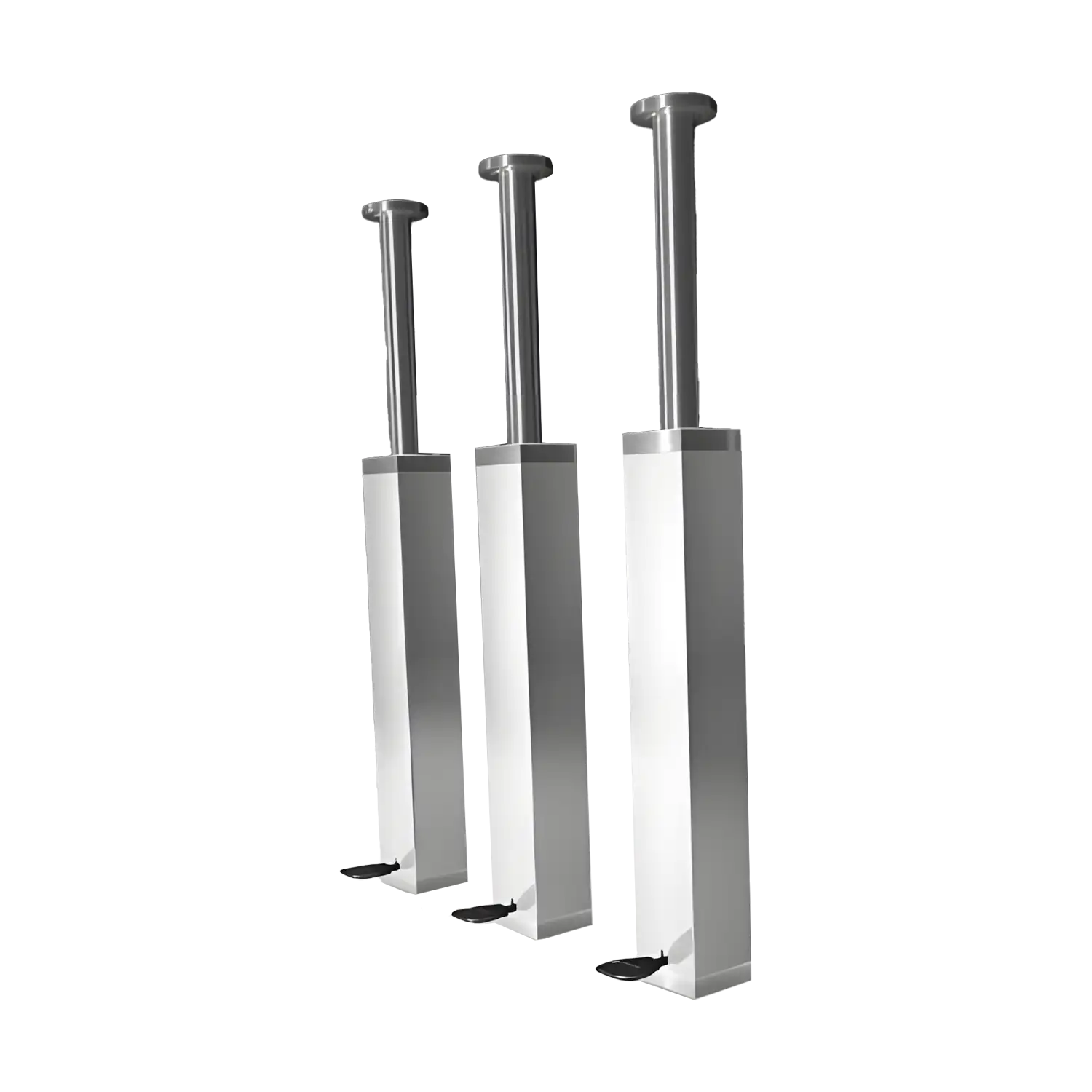 Vodicí sloupek s integrovanou plynovou pružinou