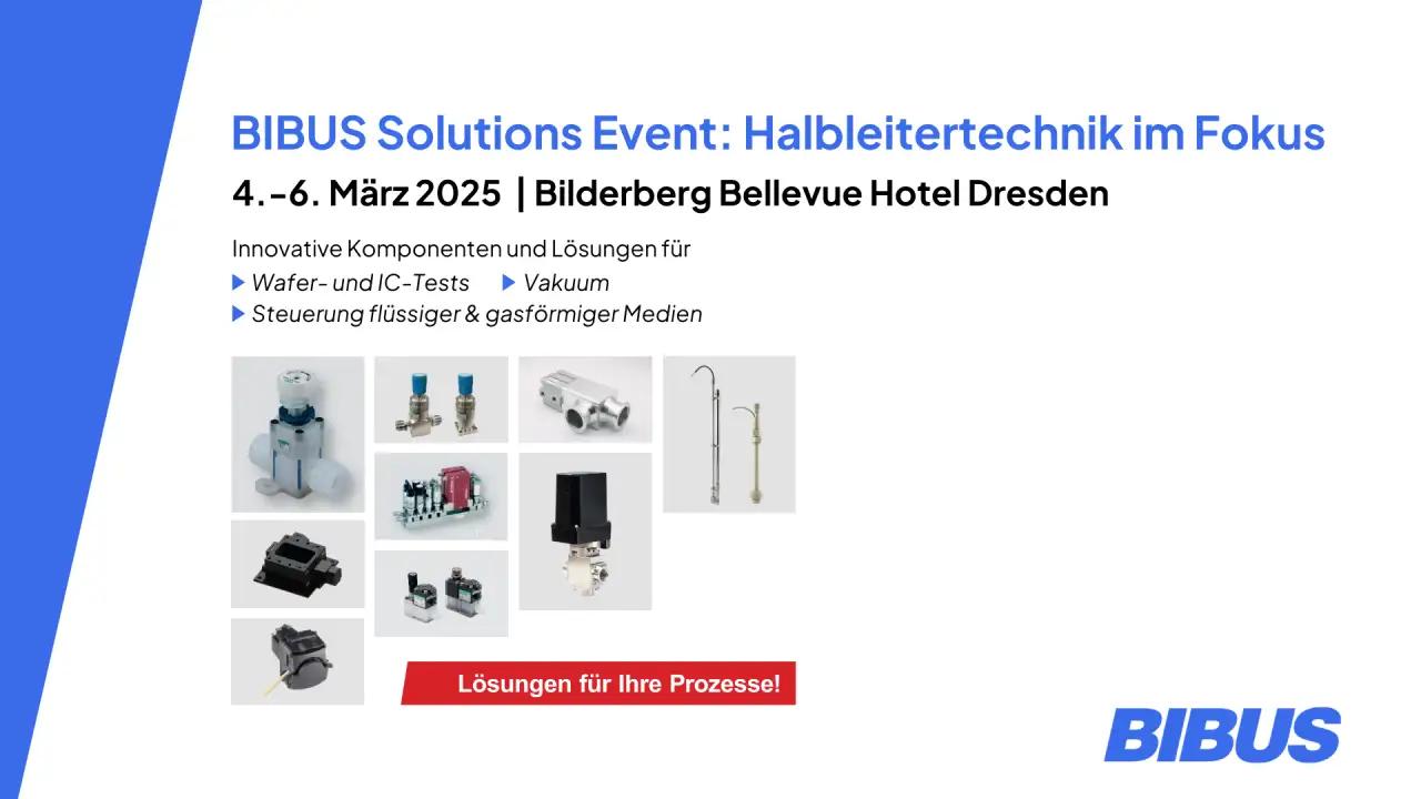 BIBUS Solutions Event: Halbleitertechnik im Fokus - Jetzt anmelden!