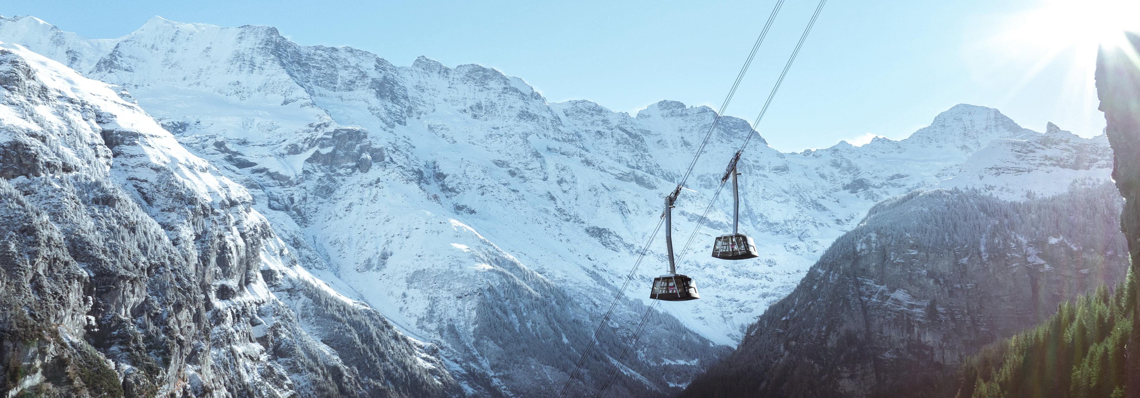 Solution d'entraînement linéaire pour le téléphérique va-et-vient le plus raide du monde