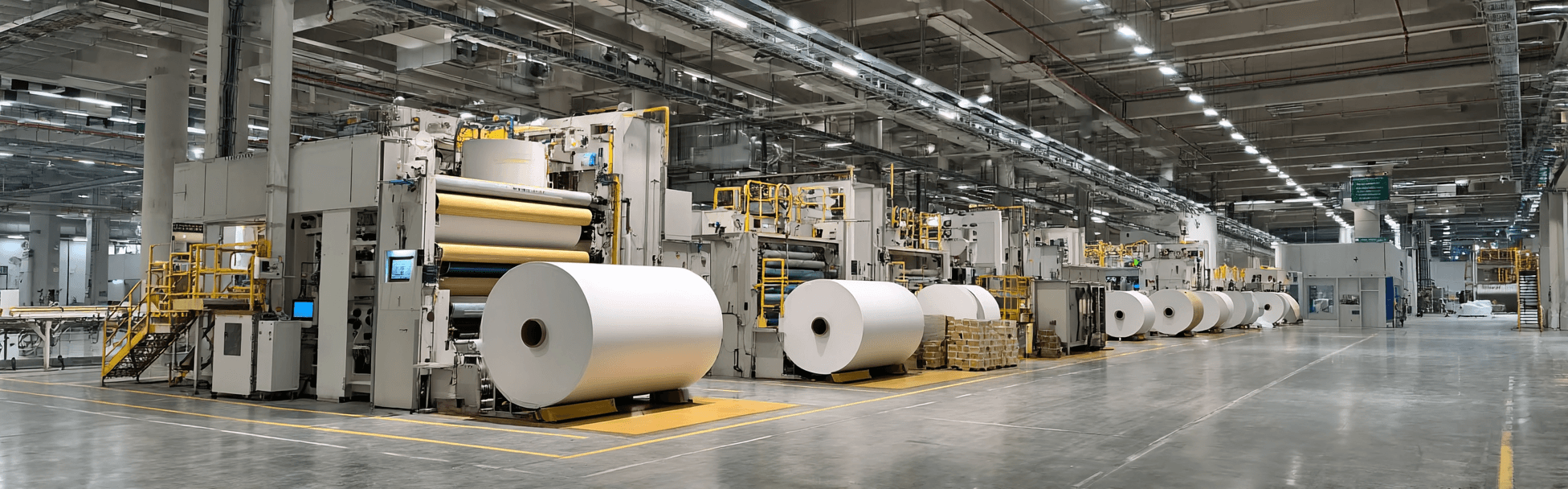 Tiskařské, papírenské a zpracovatelské linky