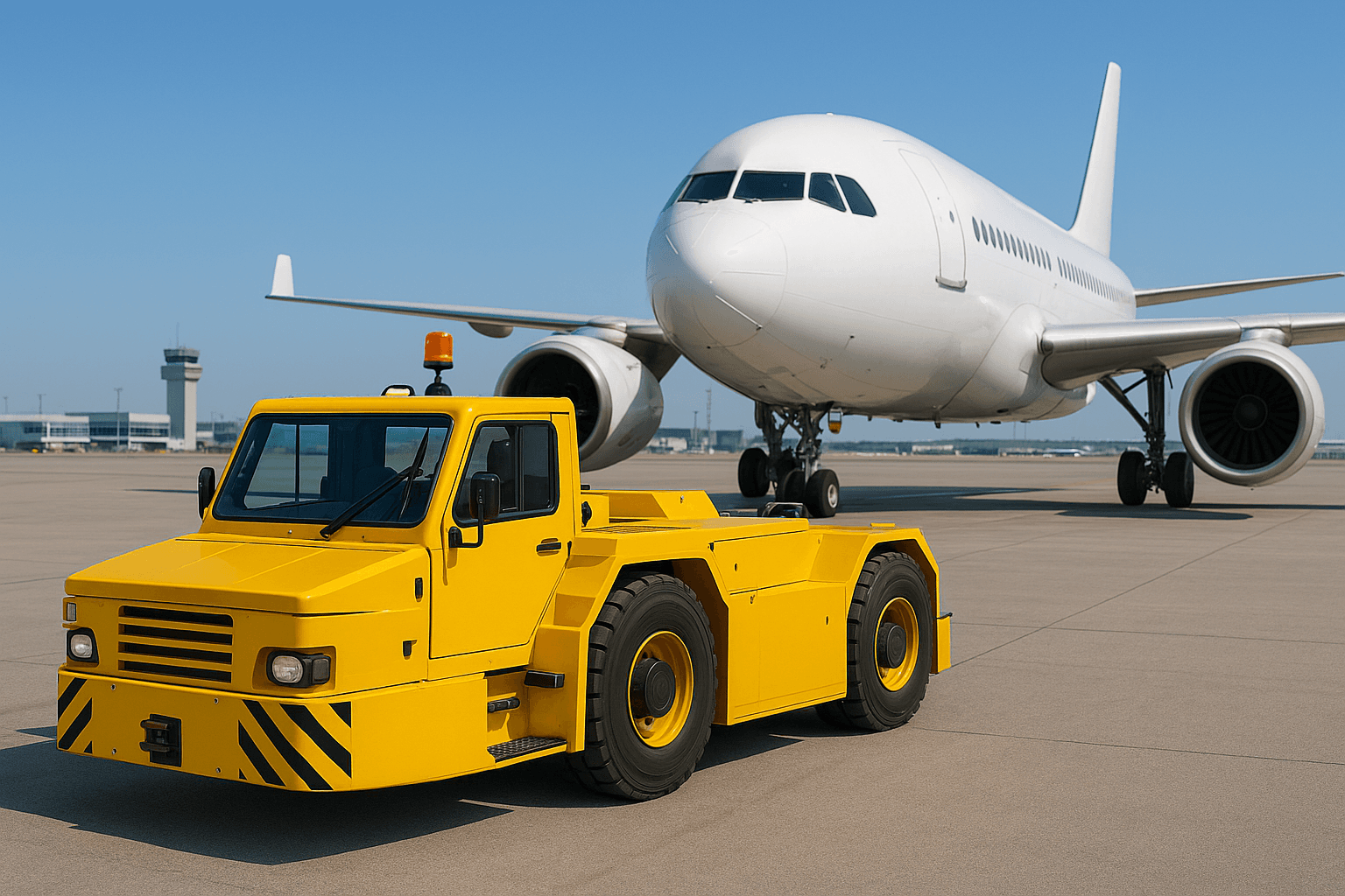 Tracteur d'avion électrique